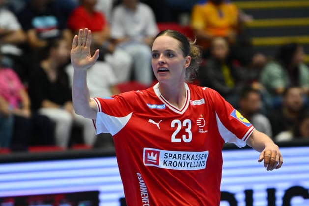 Norway - Denmark, EURO CUP Women 2026 EHF EURO CUP FINALS Kristina Jorgensen of Denmark plays during the Euro Cup Women 2026 EHF Euro cups Finals game between Hungary and Romania, September 27, 2026, in Bucharest, Romania. Copyright: xAlexxNicodimx