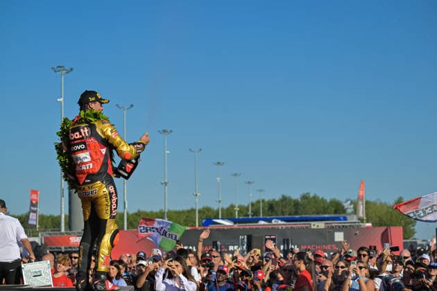 Foto IPP Atti Lauro Cremona 27 09 2026 Motociclismo World Superbike 2026 EICMA ITALIAN ROUND- Gara 2 nella foto-11 Nicolo Bulega ITA Ducati Panigale V4R Aruba.It Racing - Ducati Italy Photo Press - World Copyright italy ITALY  Copyright: xR4924_italyphotopressx