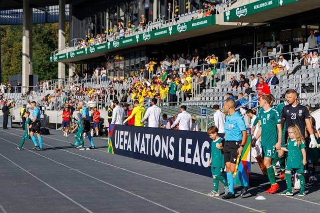 League of Nations match: Lithuania vs. Azerbaijan, September 27, 2026, Kaunas, Kaunas, Lithuania  Copyright: xErikasxOvcarenkox