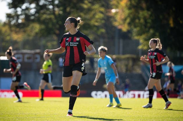 DFB Cup: FC Viktoria Berlin vs. Bayer 04 Leverkusen, Berlin, September 27, 2026 DFB Cup Women s Division Selina OSTERMEIER Bayer 04 Leverkusen 2 during the match between FC Viktoria Berlin and Bayer 04 Leverkusen at Lichterfelde Stadium on September 27, 2026, in Berlin, Germany Copyright: xBEAUTIFULxSPORTS Kuehnx