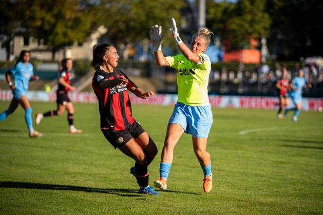 DFB Cup: FC Viktoria Berlin vs. Bayer 04 Leverkusen, Berlin, September 27, 2026 DFB Women s Cup Sarah Stockmann Viktoria Berlin 22 during the FC Viktoria Berlin vs. Bayer 04 Leverkusen match at Lichterfelde Stadium on September 27, 2026, in Berlin, Germany Copyright: xBEAUTIFULxSPORTS Kuehnx