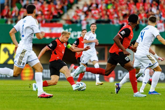 VIENNA, AUSTRIA - 27 SEPTEMBER 2026: Image shows during UEFA Nations League 2026 27 League B, Group B3, Matchday 2: Austria vs Kosovo at Ernst-Happel-Stadion on 27 09 2026 in Vienna, Austria. Austria Copyright: xFröhlichxPascalx