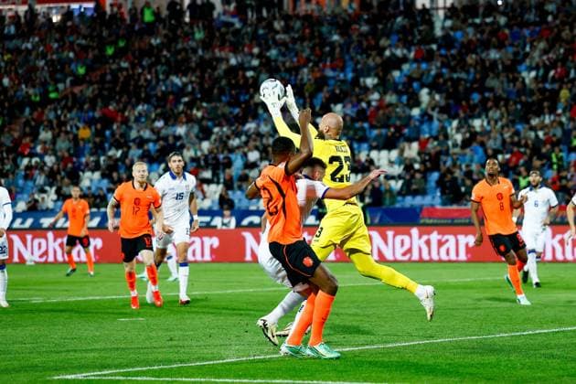 BELGRADE , 27-09-2026 , Rajko Mitic stadium , season 2026 2027 , UEFA Nations League football , Match between Serbia and The Netherlands , picture shows Serbia goalkeeper Vanja Milinkovic-Savic Serbia - Netherlands  x207661504x Copyright: