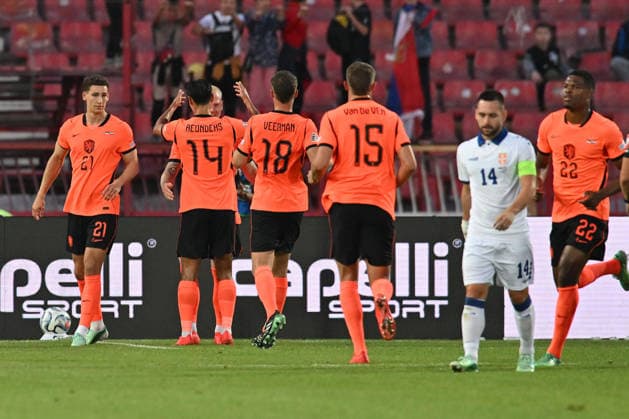SERBIA vs NETHERLANDS CELEBRATIONJ football Serbia vs Netherlands UEFA Nations league match at Rajko Mitic stadium , Belgrade 27.09.2026 Foto: FOOTBALL, SERBIA, NETHERLANDS, UEFA NATIONS LEAGUE Beograd Rajko Mitic stadium Serbia Copyright: xMarkoxMetlas xMNxPressx