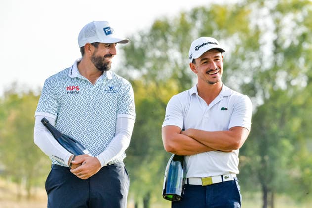 GOLF : FedEx Open de France - 27 09 26 Tom Vaillant (FRA) Matthieu Pavon (FRA) GuyancourtFrance  Copyright: xBaptistexAutissierx