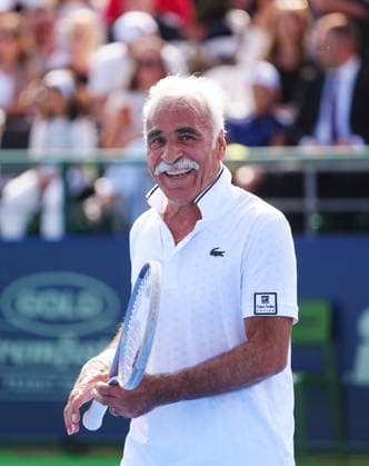 Ankara Open WTA, Tennis Damen 125 Tennis Tournament ANKARA, TURKIYE - SEPTEMBER 27: Former professional tennis player Mansour Bahrami, also known as the King of Trick Shots, takes part in an exhibition match during the Turk Telekom Ankara Open WTA 125 tennis tournament in Ankara, Turkiye, on September 27, 2026. Evrim Aydin Anadolu Ankara Turkey. Editorial use only. Please get in touch for any other usage.  Copyright: x2026xAnadoluxEvrimxAydinx