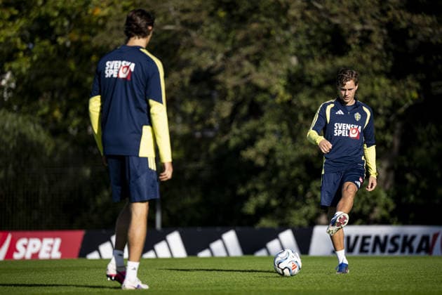 STOCKHOLM, SWEDEN - SEPTEMBER 27: Hampus Skoglund of Sweden during the training session on Bosön ahead of the Nations league soccer game between Sweden and Poland on Strawberry Arena in Stockholm, Sweden on September 27. Copyright: xPhilipxKangasx xSPPx Sportspressphoto_SPR241270