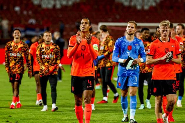 BELGRADE - Virgil van Dijk of the Netherlands thanks the supporters after the UEFA Nations League match between Serbia and the Netherlands at the Rajko Mitic Stadium on September 27, 2026, in Belgrade, Serbia. MARCEL TER BALS ANP UEFA Nations League 2026 27 xVIxANPxSportx xMarcelxterxBalsxIVx 570434042 originalFilename: 570434042.jpg