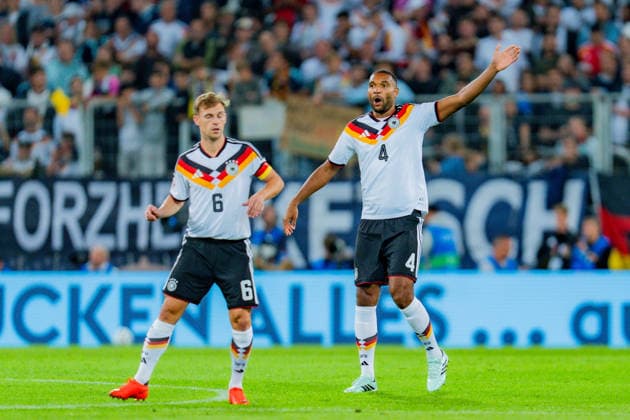 Nations League, Group A, Matchday 2, Germany vs. Greece on September 27, 2026, at the WWK Arena in Augsburg Jonathan Tah (Germany) Joshua Kimmich (Germany) Copyright: xBahhoxKarax