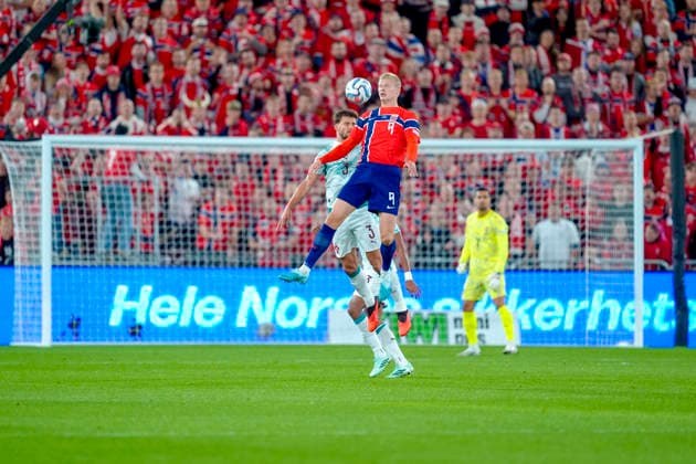Soccer, Nations League Norway vs. Portugal, Nations League Oslo 20260927 Norway s Erling Braut Haaland during the international soccer match between Norway and Portugal in the Nations League. Photo: Lise Aserud, NTB, Oslo, Norway. EDITORIAL USE ONLY. RESTRICTED USE FOR BETTING COMPANIES  Copyright: xLisexAserudx xNTBx