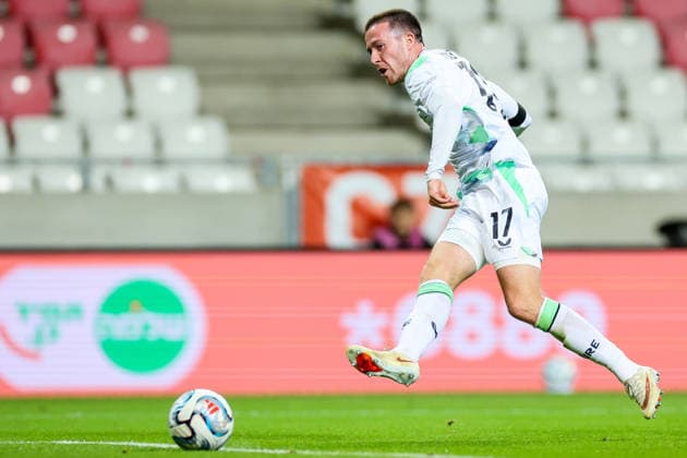 UEFA Nations League Group Stage, Nagyerdei Stadion, Debrecen, Hungary 27 9 2026 Israel vs Republic of Ireland Ireland s Jack Moylan scores his sides third goal of the match Jack Moylan scores his sides third goal of the match 27 9 2026  Copyright: xx RB1_7333