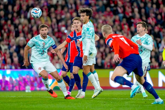 Soccer, Nations League Norway vs. Portugal, Nations League Oslo 20260927 The international soccer match between Norway and Portugal in the Nations League. Photo by Cornelius Poppe, NTB, Oslo, Norway. EDITORIAL USE ONLY. RESTRICTED USE FOR BETTING COMPANIES  Copyright: xCorneliusxPoppex xNTBx