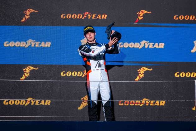 FIA WEC - 6 HOURS OF FUJI 2026 FLEMING Thomas (gbr), Garage 59, McLaren 720S GT3 Evo 10, LM GT3, portrait, podium, during the 6 Hours of Fuji 2026, 6th round of the 2026 FIA World Endurance Championship, from September 25 to 27, 2026 on the Fuji Speedway in Oyama, Shizuoka, Japan - Copyright: xAndreaxLorenzinax