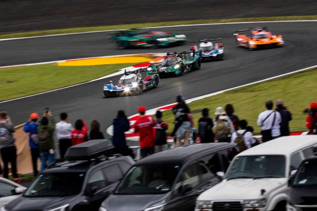 FIA WEC - 6 HOURS OF FUJI 2026 36 GOUNON Jules (fra), MARTINS Victor (fra), Alpine Endurance Team, Alpine A424 36, Hypercar, 007 GAMBLE Tom (gbr), TINCKNELL Harry (gbr), Aston Martin THOR Team, Aston Martin Valkyrie 007, Hypercar, 35 HABSBURG Ferdinand (aut), MILESI Charles (fra), Alpine Endurance Team, Alpine A424 35, Hypercar, 19 CHATIN Paul-Loup (fra), JAMINET Mathieu (fra), JUNCADELLA Daniel (esp), Genesis Magma Racing, Genesis GMR-001 19, Hypercar, 009 RIBERAS Alex (spa), SORENSEN Marco (dnk), Aston Martin THOR Team, Aston Martin Valkyrie 009, Hypercar, action during the 6 Hours of Fuji 2026, 6th round of the 2026 FIA World Endurance Championship, from September 25 to 27, 2026 on the Fuji Speedway in Oyama, Shizuoka, Japan - OyamaJapan Copyright: xTHOMASxFENETREx