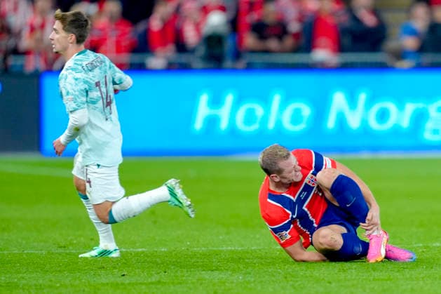 Soccer, Nations League: Norway vs. Portugal, Nations League Oslo 20260927 Portugal’s Francisco Conceicao and Norway’s Julian Ryerson during the international soccer match between Norway and Portugal in the Nations League. Photo: Lise Aserud, NTB, Oslo, Norway. EDITORIAL USE ONLY. RESTRICTED USE FOR BETTING COMPANIES.  Copyright: xLisexAserudx xNTBx