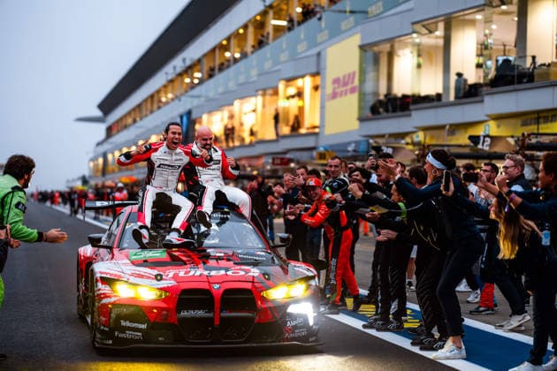 FIA WEC - 6 HOURS OF FUJI 2026 32 FARFUS Augusto (bra), GELAEL Sean (idn), LEUNG Darren (gbr), Team WRT, BMW M4 GT3 Evo 32, LM GT3, celebrating, during the 6 Hours of Fuji 2026, 6th round of the 2026 FIA World Endurance Championship, from September 25 to 27, 2026 on the Fuji Speedway in Oyama, Shizuoka, Japan - Copyright: xAndreaxLorenzinax