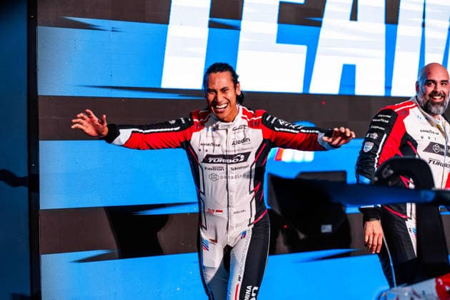 FIA WEC - 6 HOURS OF FUJI 2026 32 FARFUS Augusto (bra), GELAEL Sean (idn), LEUNG Darren (gbr), Team WRT, BMW M4 GT3 Evo 32, LM GT3, celebrating, during the 6 Hours of Fuji 2026, 6th round of the 2026 FIA World Endurance Championship, from September 25 to 27, 2026 on the Fuji Speedway in Oyama, Shizuoka, Japan - Copyright: xAndreaxLorenzinax