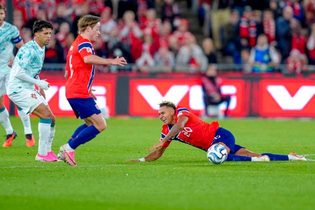 Soccer, Nations League Norway vs. Portugal, Nations League Oslo 20260927 Norway s Antonio Nusa during the international soccer match between Norway and Portugal in the Nations League. Photo: Lise Aserud, NTB, Oslo, Norway. EDITORIAL USE ONLY. RESTRICTED USE FOR BETTING COMPANIES  Copyright: xLisexAserudx xNTBx