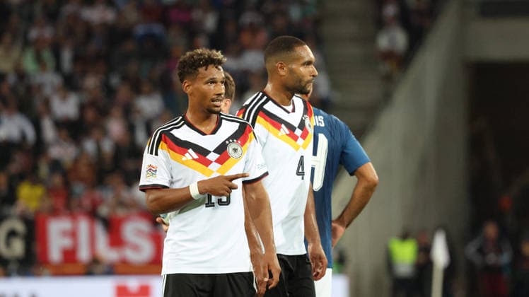 September 27, 2026, xrekx, Soccer UEFA Nations League, Germany vs. Greece v l BambasÃ ContÃ Germany gives instructions, gesticulates, uses his arms to gesticulate Augsburg