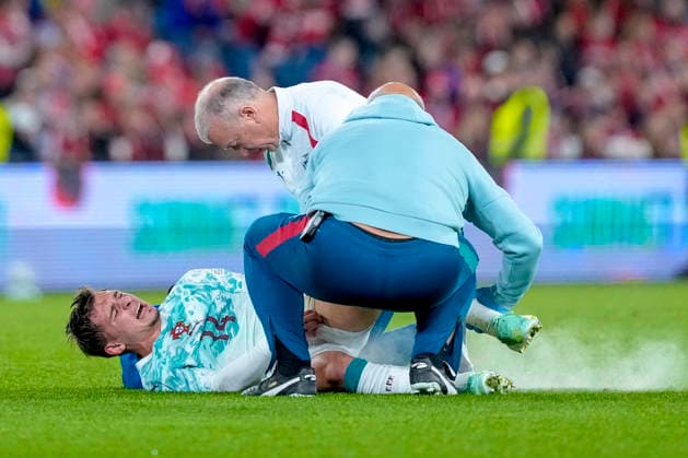 Soccer, Nations League Norway vs. Portugal, Nations League Oslo 20260927 Portugal s Francisco Conceicao is down on the field during the international soccer match between Norway and Portugal in the Nations League. Photo: Cornelius Poppe, NTB, Oslo, Norway. EDITORIAL USE ONLY. RESTRICTED USE FOR BETTING COMPANIES.  Copyright: xCorneliusxPoppex xNTBx