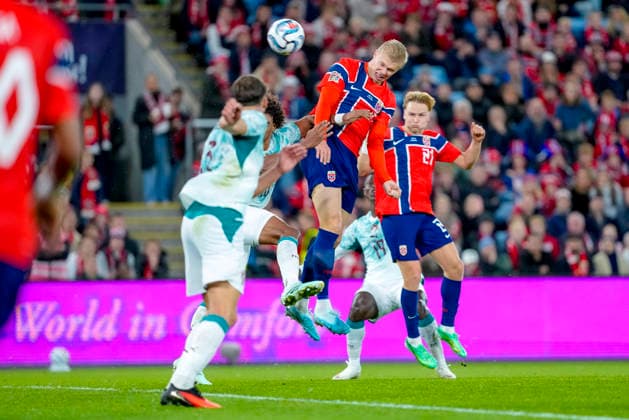 Soccer, Nations League: Norway vs. Portugal, Nations League, Oslo, September 27, 2026. Norway s Erling Braut Haaland during the international soccer match between Norway and Portugal in the Nations League. Photo by Cornelius Poppe, NTB, Oslo, Norway. EDITORIAL USE ONLY. RESTRICTED USE FOR BETTING COMPANIES.  Copyright: xCorneliusxPoppex xNTBx