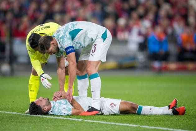 September 27, 2026 Goalkeeper Diogo Costa, Goncalo Ramos, and Ruben Dias of Portugal during the Nations League soccer match between Norway and Portugal on September 27, 2026, in Oslo. Photo by Marius Simensen. BILDBYRAN COP 238 VG1010 bbeng soccer football fotball Nations League international match Norway Portugal  Copyright: MARIUSxSIMENSEN BB260927ZO038