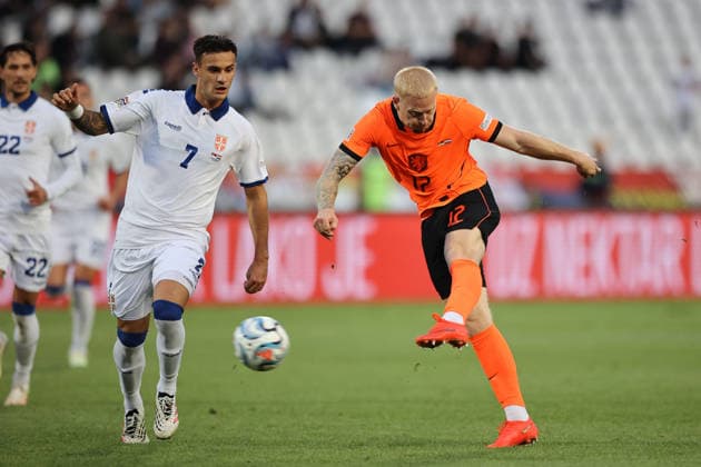 SERBIA vs NETHERLANDS MEXX MEERDINK football Serbia vs Netherlands UEFA Nations league match at Rajko Mitic stadium , Belgrade 27.09.2026 Foto: FOOTBALL, SERBIA, NETHERLANDS, UEFA NATIONS LEAGUE Beograd Rajko Mitic stadium Serbia Copyright: xMarkoxMetlas xMNxPressx