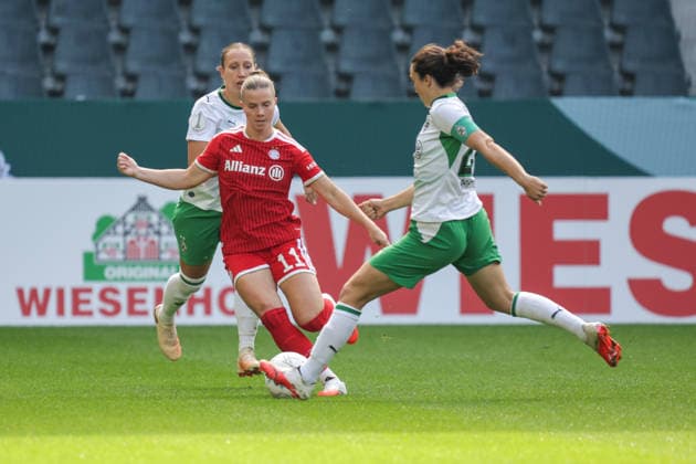 September 27, 2026, xgrfx, Women s DFB Cup First Round, Borussia Mönchengladbach vs. FC Bayern Munich, Sarah Mattner, FC Bayern Munich vs. Mönchengladbach
