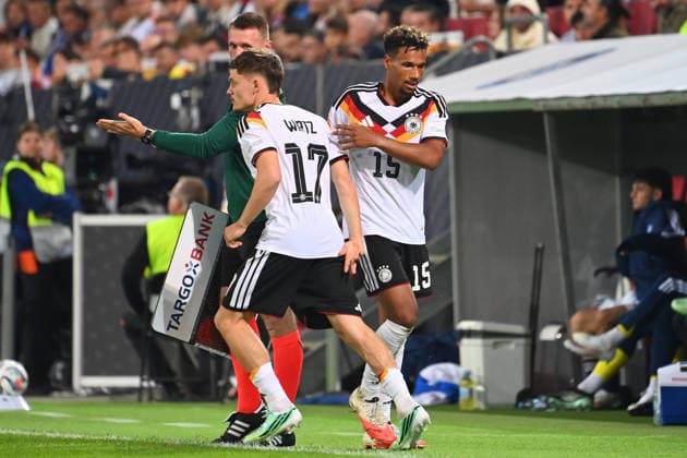 Florian WIRTZ (GER) came on as a substitute; Bambase CONTE (GER) was substituted out. UEFA Nations League group stage, Group B, Matchday 2: Germany (GER) vs. Greece (GRE) 0–1, on September 27, 2026, at WWK ARENA AUGSBURG