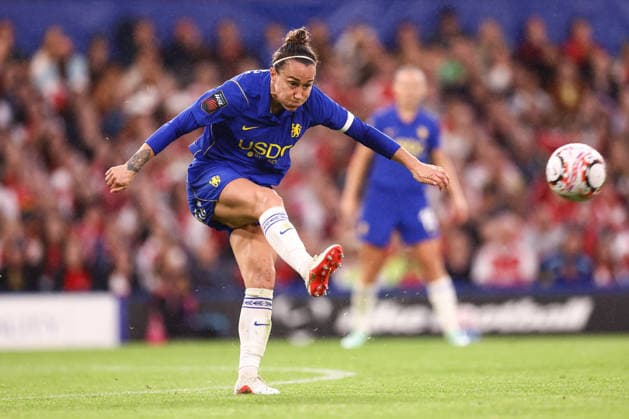 Chelsea gegen Arsenal (Frauen) am 27. September 2026, London Women’s Super League: Chelsea gegen Arsenal – Lucy Bronze von Chelsea. Foto: Jacques Feeney, Offside, London, Großbritannien  Copyright: xJacquesxFeeneyx xOffsidexOffside