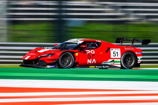 MOTORSPORTS - Motorsports - International GT Open - Race Photo by IPA ABACAPRESS.COM89043162 - INTERNATIONAL GT OPEN 500 - at the Autodromo Nazionale Monza on September 27, 2026, in Monza - Race 051 GT OPEN INT AF Corse - ITA Rafael Duran - ESP Tommaso Mosca - Ferrari 296 GT3 EVO PRO Monza Italy  Copyright: xIPAxSport ABACAx