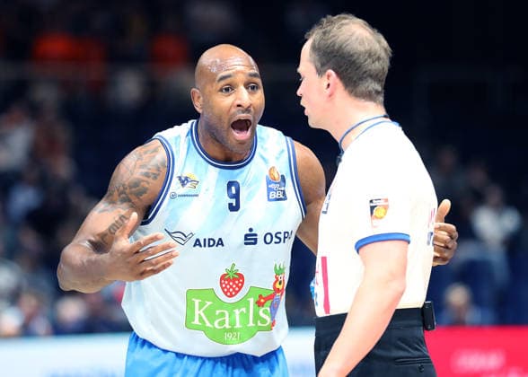 DeAndre Landsdowne, Rostock Seawolves Basketball, Men s, 2026–2027 Season, easyCredit Basketball Bundesliga, Basketball: Löwen Braunschweig vs. Rostock Seawolves, 83–82