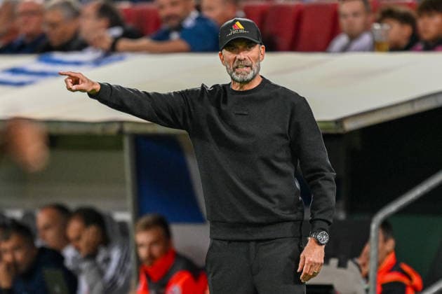 Jürgen Klopp, Germany Coach, Gestures, 09 27 2026 ¢ Soccer ¢ Nations League ¢ Germany vs. Greece, WWK Arena, Augsburg, Baden-Württemberg, Germany Copyright: xpepphotox xHorstxMauelshagenx pep00321, pep_20260927_hm