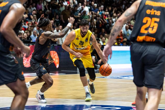 September 27, 2026, GER, BBL, easyCredit Basketball Bundesliga, Chemnitz, Niners Chemnitz vs. Phoenix Hagen, Patricio Garino Gullotta (Phoenix Hagen), 29, Chemnitz Messe, Chemnitz, Saxony, Germany