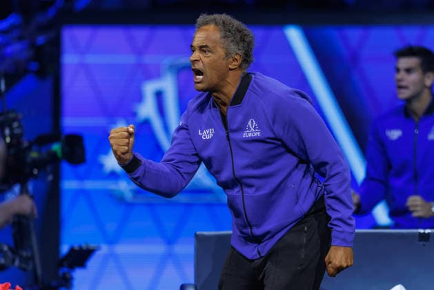 Yannick Noah, captain of Team Europe, during the 2026 Laver Cup at The O2 Featuring: Yannick Noah Where: London, United Kingdom When: 27 Sep 2026 Credit: Alex Cropper Cover Images EDITORIAL USE ONLY. NOT FOR USE BY NEWSPAPERS BASED IN THE UK. Copyright: xx coverimg56065177