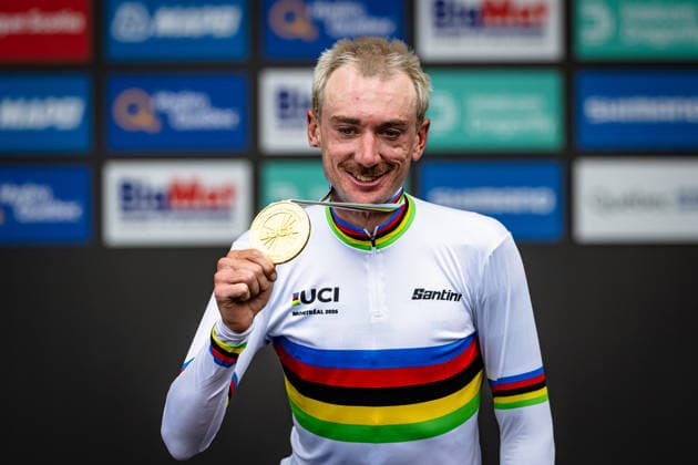 MCNULTY Brandon UCI Road Cycling World Championships Montreal Canada 2026 MCNULTY Brandon USA USA Winner First Place Award Ceremony Medal Ceremony Podium Landscape Format Landscape Event UCI Road Cycling World Championships Montreal Canada 2026 Category Cycling Road Cycling World Championships Elite Men Location North America Canada, Quebec, Montreal; Start: Brossard; Finish: Montreal; Road Race (RR); Distance: 273.4 km; Date: September 27, 2026 (Sunday); Day 7