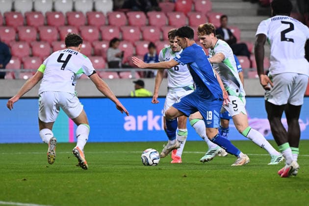 SOCCER - UEFA Nations League - Israel vs. Republic of Ireland Photo by IPA ABACAPRESS.COM89046705 - Dor Turgeman (Israel) during the Nations League phase, Matchday 2 between Israel and Ireland on September 27, 2026, at the Puskas Arena in Budapest, Hungary Debrecen Hungary  Copyright: xIPAxSport ABACAx