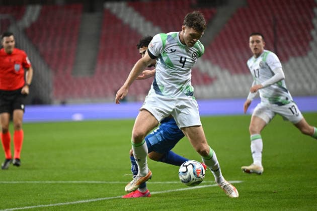 SOCCER - UEFA Nations League - Israel vs. Republic of Ireland Photo by IPA ABACAPRESS.COM89046715 - Dara O Shea (Ireland) during the Nations League, Matchday 2 between Israel and Ireland on September 27, 2026, at the Puskas Arena in Budapest, Hungary Debrecen Hungary  Copyright: xIPAxSport ABACAx