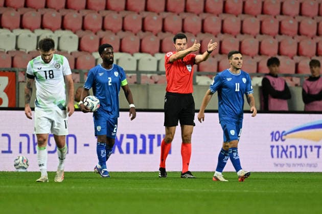 SOCCER - UEFA Nations League - Israel vs. Republic of Ireland Photo by IPA ABACAPRESS.COM89047249 - The final whistle during the Nations League phase, Matchday 2 between Israel and Ireland on September 27, 2026, at the Puskás Arena in Budapest, Hungary Debrecen Hungary  Copyright: xIPAxSport ABACAx