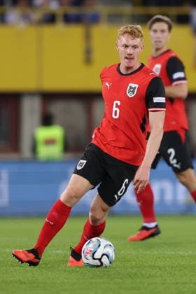 27.09.2026 - SOCCER - 2026 27 UEFA NATIONS LEAGUE, League B - Group B3, Round 2, Austria vs Kosovo Nicolas Seiwald (Austria) is in action Vienna Ernst-Happel-Stadion Vienna Austria Copyright: xYigitxOermexYigitxOermex