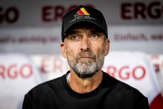 Augsburg, Germany, September 27, 2026 Coach Jürgen Klopp GER Germany Greece Deutschland Griechenland September 27, 2026