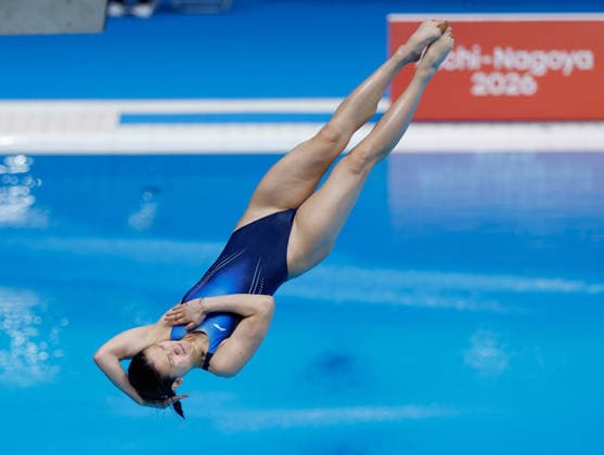 (260928) -- TOKYO, Sept. 28, 2026 -- Lin Shan of China competes during the women s 1m springboard final of diving at the 20th Asian Games Aichi-Nagoya 2026 in Tokyo, Japan, Sept. 28, 2026. ) (SP)JAPAN-TOKYO-ASIAN GAMES-DIVING-WOMEN S 1M SPRINGBOARD-FINAL WuxZhizun 