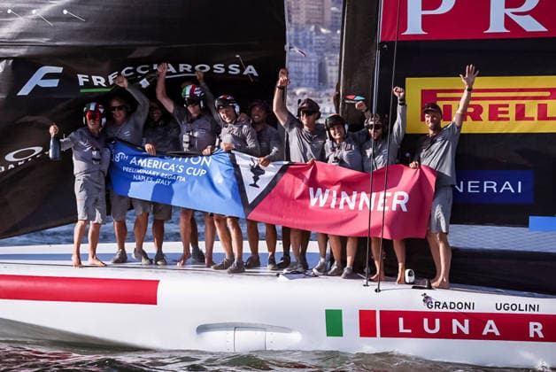 September 27, 2026, Napoli, Naples, Naples, Italy: A moment of the celebration of Luna Rossa 1 members and staff on board of the AC40.Luna Rossa 1 Italy won the the Louis Vuitton 38th AmericaoÃ¢Ã¢ s Cup Preliminary Regatta as final result of the third day of race and a final round with Emirates New Zealand. AmericaoÃ¢Ã¢ s Cup will take place in the Bay of Naples in 2027. Napoli, Naples Italy  - ZUMAf172 20260927_zip_f172_067 Copyright: xValeriaxFerrarox Race Day 3.AmericaÃ¢â‚¬â ¢S Cup Preliminary Regatta In Naples  - ZUMA0867 0867979274st Copyright: xIMAGO ValeriaxFerrarox