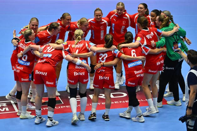 Norway v Denmark - EURO CUP Women 2026 Denmark players react during the EHF Euro Cup Women 2026 Finals game between Hungary and Romania in Bucharest, Romania, on September 27, 2026. Bucharest Romania  Copyright: xAlexxNicodimx originalFilename:nicodim-norwayde260927_npAne.jpg