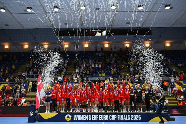 Norway v Denmark - EURO CUP Women 2026 Denmark players react during the EHF Euro Cup Women 2026 final between Hungary and Romania in Bucharest, Romania, on September 27, 2026. Bucharest Romania  Copyright: xAlexxNicodimx originalFilename:nicodim-norwayde260927_npfkR.jpg