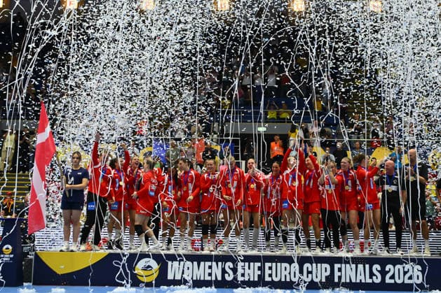 Norway v Denmark - EURO CUP Women 2026 Denmark players react during the EHF Euro Cup Women 2026 final between Hungary and Romania in Bucharest, Romania, on September 27, 2026. Bucharest Romania  Copyright: xAlexxNicodimx originalFilename:nicodim-norwayde260927_npNYe.jpg