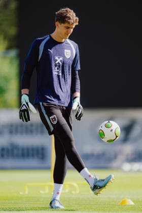 SOCCER - NL, IRL vs AUT VIENNA,AUSTRIA,28.SEP.26 - SOCCER - UEFA Nations League, group stage, OEFB international match, Länderspiel, Nationalmannschaft Ireland vs Austria, preview, training team AUT. Image shows Florian Wiegele (AUT).  GEPAxpictures xAlexanderxSolc