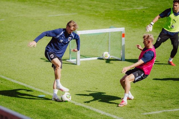 SOCCER - NL, IRL vs AUT VIENNA,AUSTRIA,28.SEP.26 - SOCCER - UEFA Nations League, group stage, OEFB international match, Länderspiel, Nationalmannschaft Ireland vs Austria, preview, training team AUT. Image shows Stefan Posch (AUT).  GEPAxpictures xAlexanderxSolc