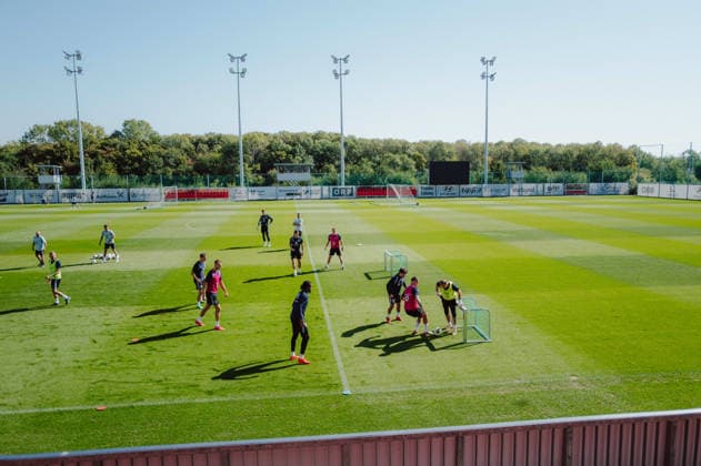 SOCCER - NL, IRL vs AUT VIENNA,AUSTRIA,28.SEP.26 - SOCCER - UEFA Nations League, group stage, OEFB international match, Länderspiel, Nationalmannschaft Ireland vs Austria, preview, training team AUT. Image shows the team of Austria.  GEPAxpictures xAlexanderxSolc
