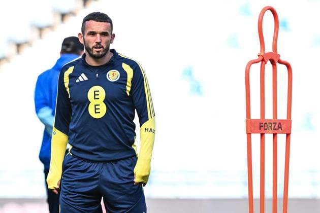 Scotland s John McGinn takes part in a training session ahead of the UEFA Nations League League B, Group E match between Scotland and Switzerland at Barclay s Hampden on Monday 28th September 2026. Scotland Team Training and press conference, PK, Pressekonferenz Football, Barclays Hampden Stadium, Glasgow, Scotland, UK - 28 Sep 2026Glasgow Barclays Hampden Scotland United Kingdom  Copyright: xAndyxBuchanan Shutterstockx 17173296t